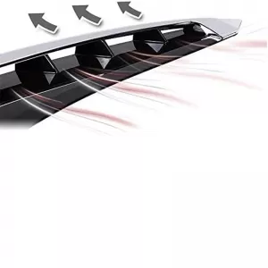 Side Fender Vents suitable for BMW X5 F15 13-18 M-Look Chrome / Black 2 pcs-image-6295189