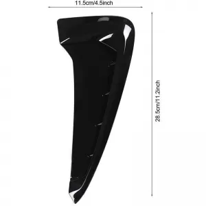 Side Fender Vents suitable for BMW X5 F15 13-18 M-Look Chrome / Black 2 pcs-image-6295191