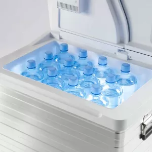 Portable Cool Box Mobicool 39lt MQ40Α Aluminium AC 230V / DC 12V Cool 20°C Below Ambient Temperatures-image-6295283