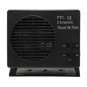 Ceramic Air Heater Plug In Lighter 12 Volt 150-300 Watt Black-image-6295297