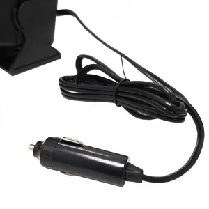 Ceramic Air Heater Plug In Lighter 12 Volt 150-300 Watt Black-image-6295301