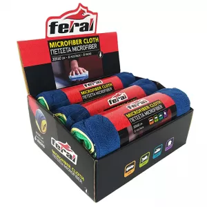 Cloth Microfiber 30x40cm Feral 6 Pcs-image-6295360