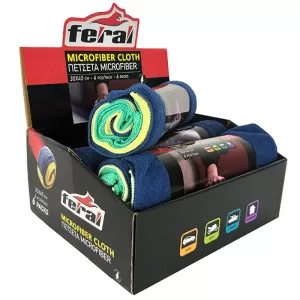 Cloth Microfiber 30x40cm Feral 6 Pcs-image-6295365