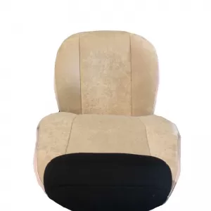 Seat Front Cushions Alcantara Super Fresh Beige 2 Pieces-image-6295400