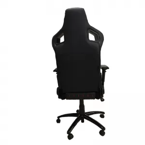 Bucket Seat RS Gaming Chair PVC - Suede Black/Red Cross Stitch Carner 2039-image-6295422