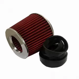 Air Filter 2 Way Universal F100 With 5 Adapters F60/65/70/80/90mm Red-image-6295564