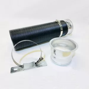 Luftansaugrohrsystem kalte Luft flexibel Silber Φ76mm-image-6295608