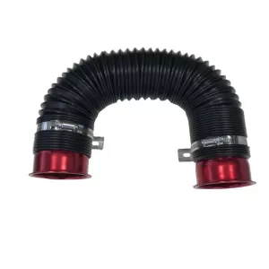 Luftansaugrohrsystem kalte Luft flexibel rot Φ76mm-image-6295613