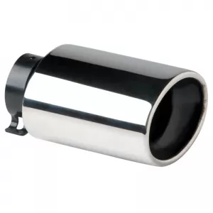 Exhaust Pipe Universal Chrome F65mm Oval 4008070 1 Pc-image-6295653
