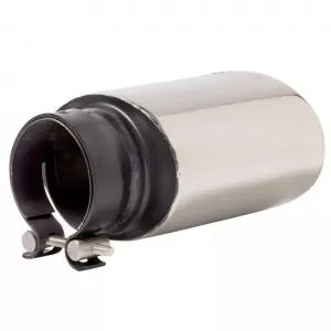 Exhaust Pipe Universal Chrome F65mm Oval 4008070 1 Pc-image-6295655