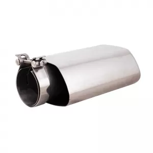 Exhaust Pipe Universal Silver suitable for Opel Astra OPC Look 4008OPC 1 Pc-image-6295678