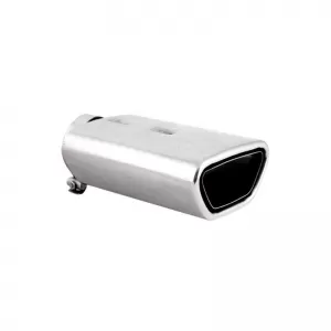 Exhaust Pipe Universal Silver suitable for Opel Astra OPC Look 4008OPC 1 Pc-image-6295680