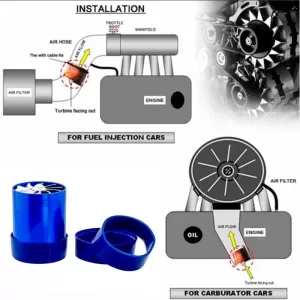 Super Spiral Turbo Ventilator Double Fan Blue JBR8013/ UT-4044-image-6295694