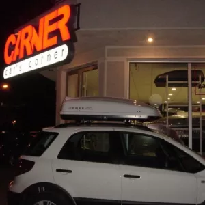 Roof Box Free 420L White Gloss Suitable for Dual Open & Quick Fix-image-6295730
