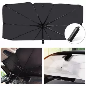 Sonnenschutz Innen Frontscheibe Regenschirm Groß 130x75cm-image-6295763