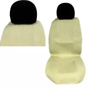 Seat Front Cushions Towel Super Fresh Light Green 2 Pieces-image-6295804