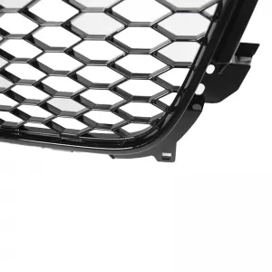 Front Grille suitable for Audi A4 B8 11-15 RS4 Look Honeycomb Glossy Black 1 Pc-image-6295821