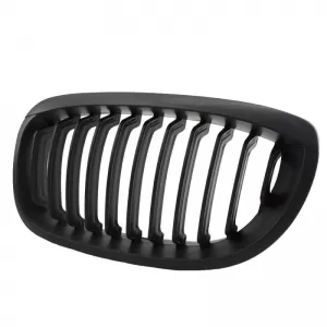 Front Grilles suitable for BMW 3 E46 03-06 Coupe/Cabrio Matte Black 2 Pcs-image-6295836