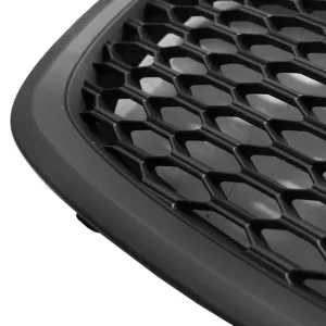 Front Grille suitable for Seat Leon 1P / Altea 09-13 Honeycomb Badgeless Black 1pc-image-6295852