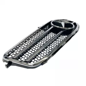 Front Grille suitable for Mercedes-Benz C-Class W204 07-14 A Design C63 Look With 2 Fence Black/Chrome 1 Pc-image-6295881