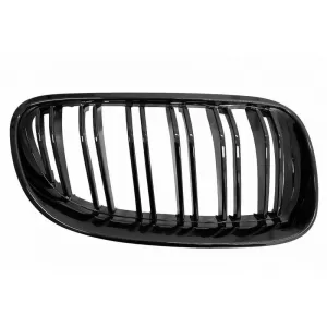 Front Grilles suitable for BMW 3 E92/E93 06-11 M4 Look with Double Grille Glossy Black 2 Pcs-image-6295934