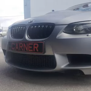 Front Grilles suitable for BMW 3 E92/E93 06-11 M4 Look with Double Grille Glossy Black 2 Pcs-image-6295938