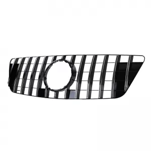 Front Grille suitable for Mercedes-Benz ML-Class W164 08-11 GT A Design Panamericana Look Black/Chrome 1 Pc-image-6295967