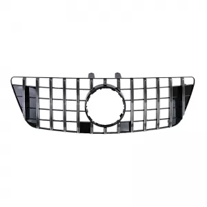 Front Grille suitable for Mercedes-Benz ML-Class W164 08-11 GT A Design Panamericana Look Black/Chrome 1 Pc-image-6295969