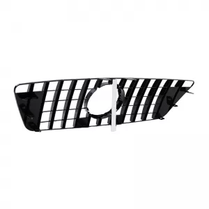 Front Grille suitable for Mercedes-Benz ML-Class W164 08-11 GT A Design Panamericana Look Black/Chrome 1 Pc-image-6295970