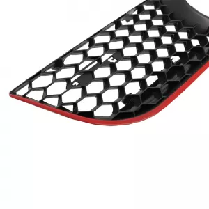 Front Grille suitable for VW Polo 9N3 05-09 GTI Look Honeycomb With Red Line 1 Pc-image-6295977