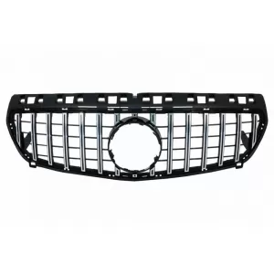 Front Grille suitable for Mercedes-Benz A-Class W176 12-15 GT A Design Panamericana Look Black/Chrome 1 Pc-image-6296024