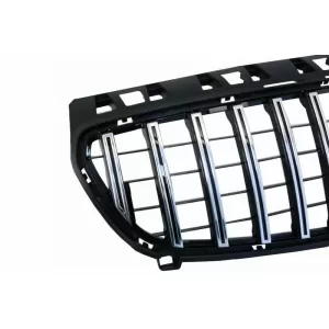 Front Grille suitable for Mercedes-Benz A-Class W176 12-15 GT A Design Panamericana Look Black/Chrome 1 Pc-image-6296025
