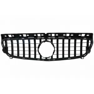 Front Grille suitable for Mercedes-Benz A-Class W176 12-15 GT A Design Panamericana Look Black/Chrome 1 Pc-image-6296026