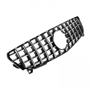 Front Grille suitable for Mercedes-Benz A-Class W176 15-18 GT A Design Panamericana Look Black/Chrome 1pc-image-6296045