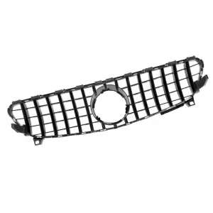 Front Grille suitable for Mercedes-Benz A-Class W176 15-18 GT A Design Panamericana Look Black/Chrome 1pc-image-6296053