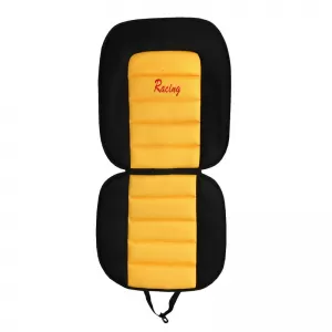 Seat Front Cushions Racing Black/Yellow 5 Pcs-image-6296081