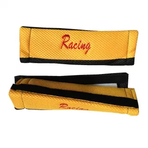 Seat Front Cushions Racing Black/Yellow 5 Pcs-image-6296083