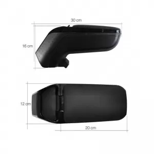 Armrest Armster 2 suitable for Citroen C3 Picasso 2009-2017 Silver Color Without Pocket-image-6296092