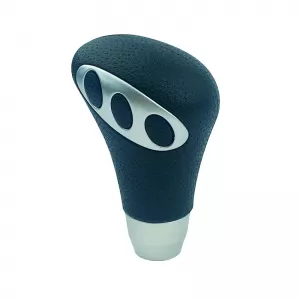 Schaltknauf Universal Schwarz mit Silber Geeignet für Normalen Rückwärtsgang 37059-image-6296138