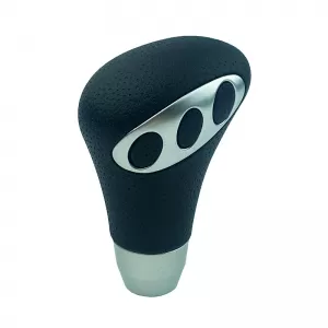 Schaltknauf Universal Schwarz mit Silber Geeignet für Normalen Rückwärtsgang 37059-image-6296139