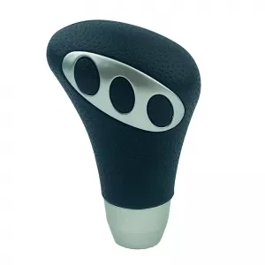 Schaltknauf Universal Schwarz mit Silber Geeignet für Normalen Rückwärtsgang 37059-image-6296140
