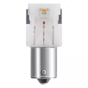 Led Signal Bulbs P21W BA15S Orange 12volt 1.3 watt Osram 7506DYP-02B 2pcs-image-6296358