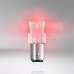 Led Bulbs P21/5W BAY15D Double 12volt 1.7 watt Red Osram 7528DRP-02B 2pcs-image-6296434