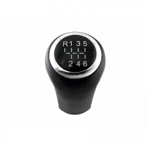 Shift Knob Black/Chrome suitable for Opel Astra H, Corsa D, Zafira B with 6 Speed GK0912-image-6296509