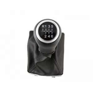 Shift Knob With Boot Black/Chrome Suitable for Opel Astra H With 6 Speed GK0914-image-6296609