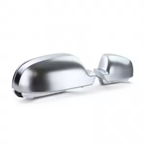 Mirror caps for replacement silver matte for AUDI A3 8P A4 8K B8 A5 8T 09--image-6296645