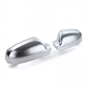 Mirror caps for replacement silver matte for AUDI A3 8P A4 8K B8 A5 8T 09--image-6296646