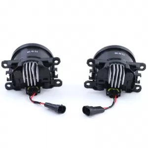 LED fog lights black for Ford Fiesta Focus Transit Fusion-image-6296658