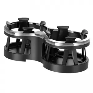 Double Cup Holder Suitable for Detachable Fixing Base Black Nickel 22525-image-6296736