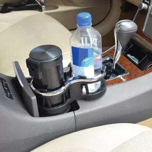 Double Cup Holder Suitable for Detachable Fixing Base Black Nickel 22525-image-6296739